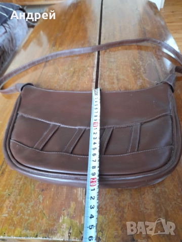 Стара дамска кожена чанта #30, снимка 3 - Други ценни предмети - 52954719