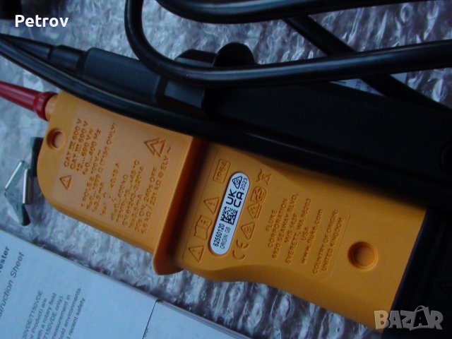 FLUKE T150 VDE - ЧИСТО НОВ PROFI Voltage Tester 6 - 690 V AC/DC Електроизмервателен Уред / GERMANY !, снимка 15 - Клещи - 43256262
