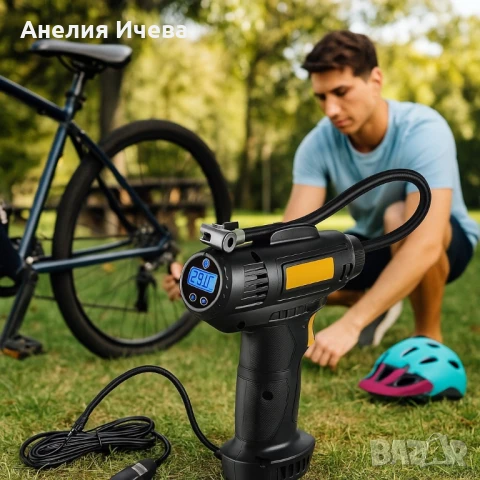 Безжичен дигитален компресор за автомобил , снимка 3 - Аксесоари и консумативи - 51214766