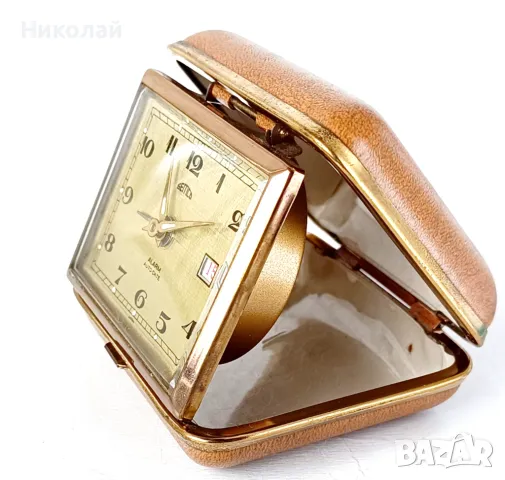 Semco alarm auto-date - японски будилник , снимка 2 - Антикварни и старинни предмети - 49503586