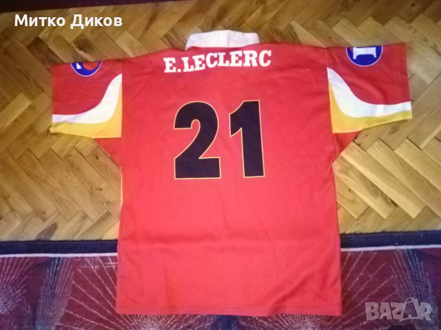 Тениска ръгби маркава на Еспирит -Миди Пиринеи Франция №21 размер Л-ХЛ, снимка 5 - Други спортове - 37060748