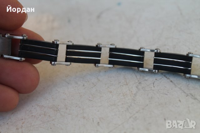 Немска стоманена гривна, снимка 6 - Гривни - 35314271