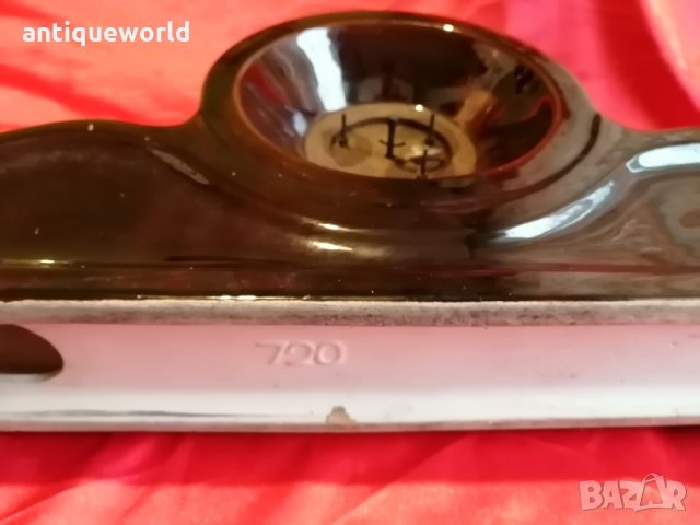 Стар Порцеланов Немски Механичен КАМИНЕН Часовник, снимка 5 - Антикварни и старинни предмети - 35271991