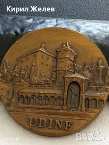 Плакет УДИНЕ ИТАЛИЯ много красив невероятен за КОЛЕКЦИОНЕРИ 25328, снимка 4 - Антикварни и старинни предмети - 51531380