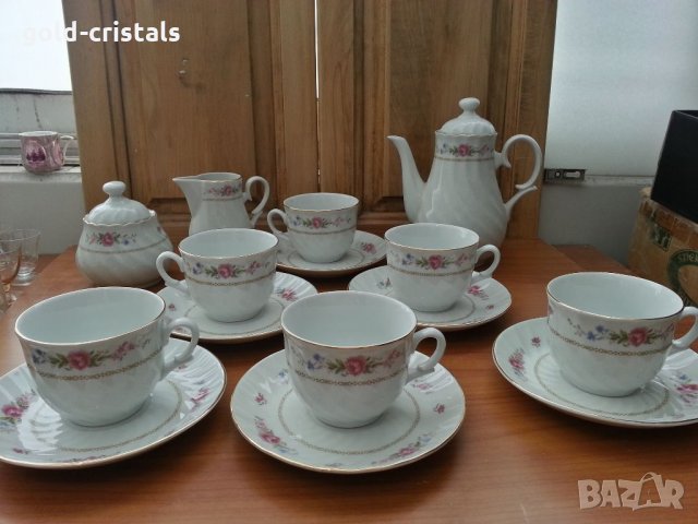 Стар български порцелан чаши са чай , снимка 1 - Антикварни и старинни предмети - 33413974