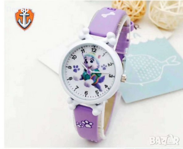 Детски часовник Пес Патрул,Чейс,Скай,Роки,Ръбъл,Маршал,Еверест,Paw Patrol, снимка 5 - Детски - 35407119