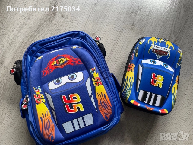 НОВ! Комплект раница и чанта за храна МакКуин McQueen