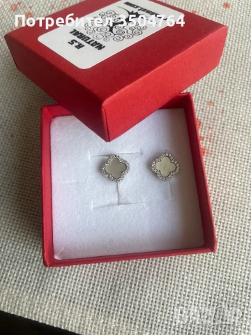 Сребърни обици, снимка 2 - Обеци - 50713265
