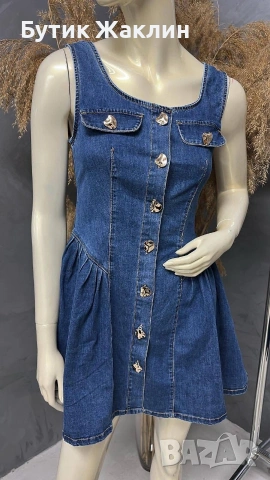 Дамска рокля деним, снимка 2 - Рокли - 53146880