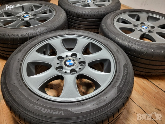 джанти 16" 5х120 BMW летни гуми 205/55/16, снимка 7 - Гуми и джанти - 52976813
