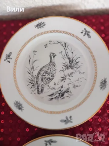 Прекрасни чинии с декорация от диви животни, снимка 4 - Чинии - 49293149