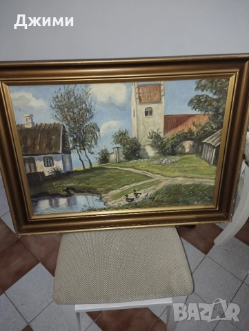 различни маслени картини, снимка 9 - Антикварни и старинни предмети - 52583422