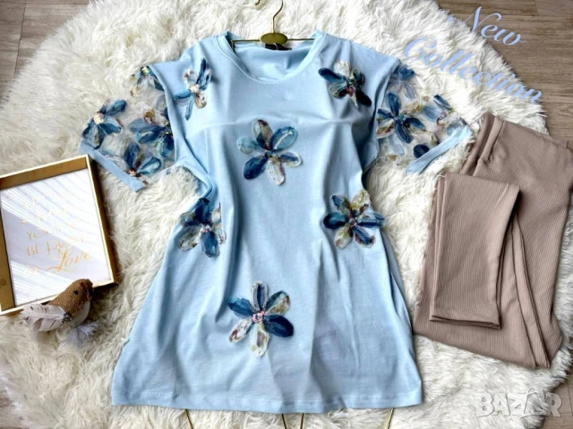 памучни дамски тениски , снимка 7 - Тениски - 50580192