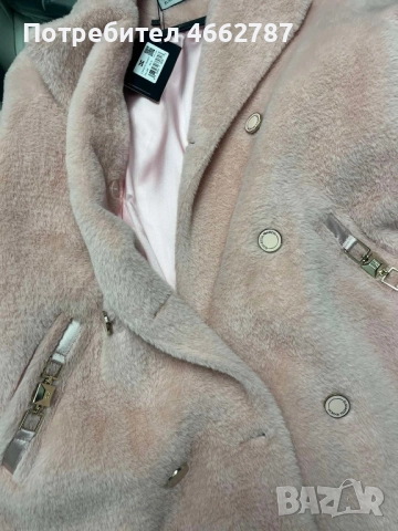 Elisabetta Franchi-Чисто ново дамско палто S/M размер, снимка 3 - Палта, манта - 52585934