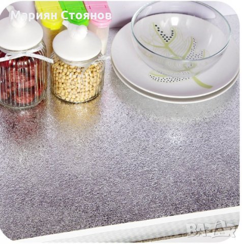 Самозалепващо алуминиево фолио за гръб на кухня плот водоустойчиво термоустойчиво, снимка 6 - Други стоки за дома - 28168476