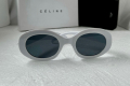 Celine 2023 дамски слънчеви очила елипса овални бели, снимка 4