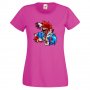 Дамска тениска Mario Zombie VS Sonic Zombie Игра,Изненада,Подарък,Празник,Повод, снимка 10