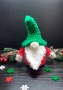 Ръчно изплетен плюшен коледен гном 🎅, снимка 6