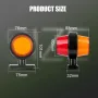 2 Броя 12-24V LED ЛЕД Диодни Странични Рогчета ТАКОЗ Странични Габарит, снимка 3