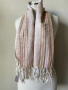 Бежов шал от 100 % органик памук, с етикет, снимка 7