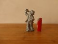 Метална алуминиева фигура статуетка 1970 г, снимка 1 - Статуетки - 43576479