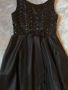 Дамска черна рокля Junona, снимка 1 - Рокли - 44893704