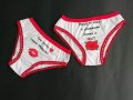 10лв, прашки или бикини и боксерки с индивидуални надписи и или картинка, само бели , снимка 16