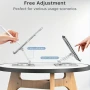 Стойка за таблет за бюро Digital One SP01085 n02, метална, универсална 7-14", въртяща се, tablet bra, снимка 8