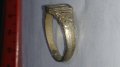 Старинен пръстен сачан орнаментиран - 59591, снимка 3