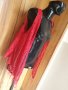 Червено декоративно елече - елек от дантела и ресни С, снимка 1 - Елеци - 32888713