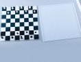 Основа Подложка табла шах мат ШАХМАТ фигурки Силиконов молд форма фондан смола квадрати квадратчета, снимка 2