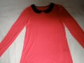 Блуза  розово трико, снимка 1 - Блузи с дълъг ръкав и пуловери - 27989934
