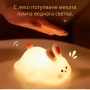 Нощна лед лампа заек Tilihome Rabbit LED Light - сладка заешка лампа, снимка 3