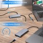 Нова USB C докинг станция двоен монитор 14 в 1 многопортов адаптер, снимка 6