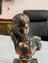 Гръцка скулптура / фигура / бюст от бронз на Хермес. №3889, снимка 8