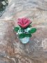 Роза от мъниста , снимка 2
