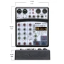 Смесителен пулт BMG-04D DSP99 UPGRADE, DJ Mixer, Bluetooth USB Player, EQ 2 Band,, снимка 8