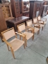 Масивни Столове с Подлакътници-5 бр.-внос от Германия!ОБЯВЕНАТА ЦЕНА Е ЗА БРОЙ!, снимка 1