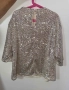 Дамска блуза пайети с къс ръкав, снимка 2