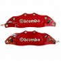 метални капаци за спирани апарати Brembo Брембо комплект 2 броя червени, снимка 2