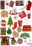 Скрапбук стикери декорация планер christmas Коледа зима самозалепващ лист А5 - различни видове, снимка 4