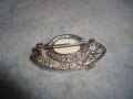 ВИНТИДЖ АРТ СРЕБРИСТА СТИЛНА БРОШКА 18956, снимка 4