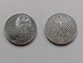 5 марки сребро ФРГ, снимка 2