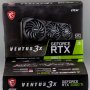 Чисто нова видеокарта MSI GeForce RTX 3060 Ti Ventus 3X OC LHR, снимка 1