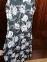 Дълга сива рокля на цветя, снимка 3