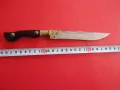 Страхотен нож каракулак с гравюри рог 6, снимка 1