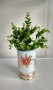 Цветна ваза с позлата от Соца, снимка 1 - Вази - 33073098