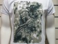 Нова мъжка бяла тениска с дигитален печат Рагнар Лодброк, сериала Викинги, снимка 9