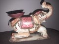 Фигура,играчка,арт Деко,свещник,слон ламарина, снимка 1 - Антикварни и старинни предмети - 43556166