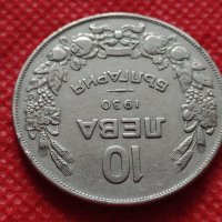 Монета 10 лева 1930г. Царство България за колекция - 24986, снимка 5 - Нумизматика и бонистика - 35194785